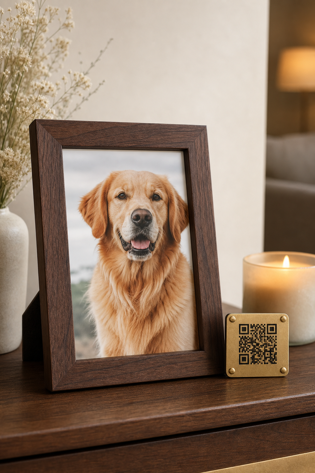 Memorial Frame + QR