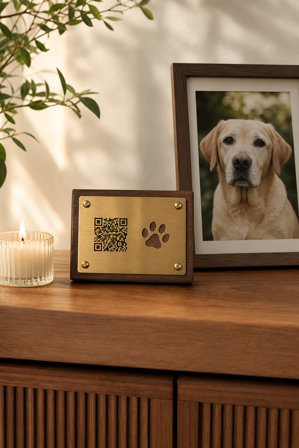 QR Keepsake Plaque